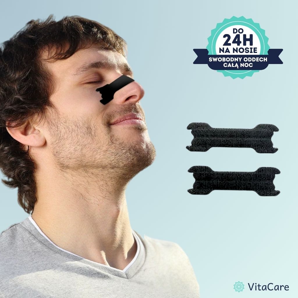 NoseFlow® – Plastry na Chrapanie i Udrożnienie Nosa - VitaCare - 