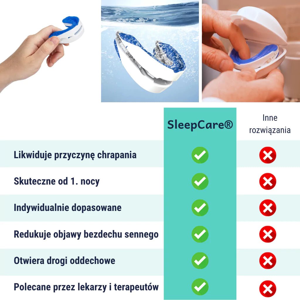 SleepCare® - Wkładka Doustna Przeciw Chrapaniu - VitaCare - 