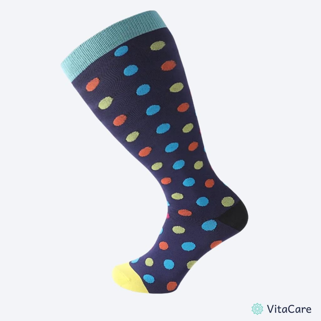 VenoCare Plus® - Grochy Skarpety Kompresyjne Plus Size - VitaCare - 