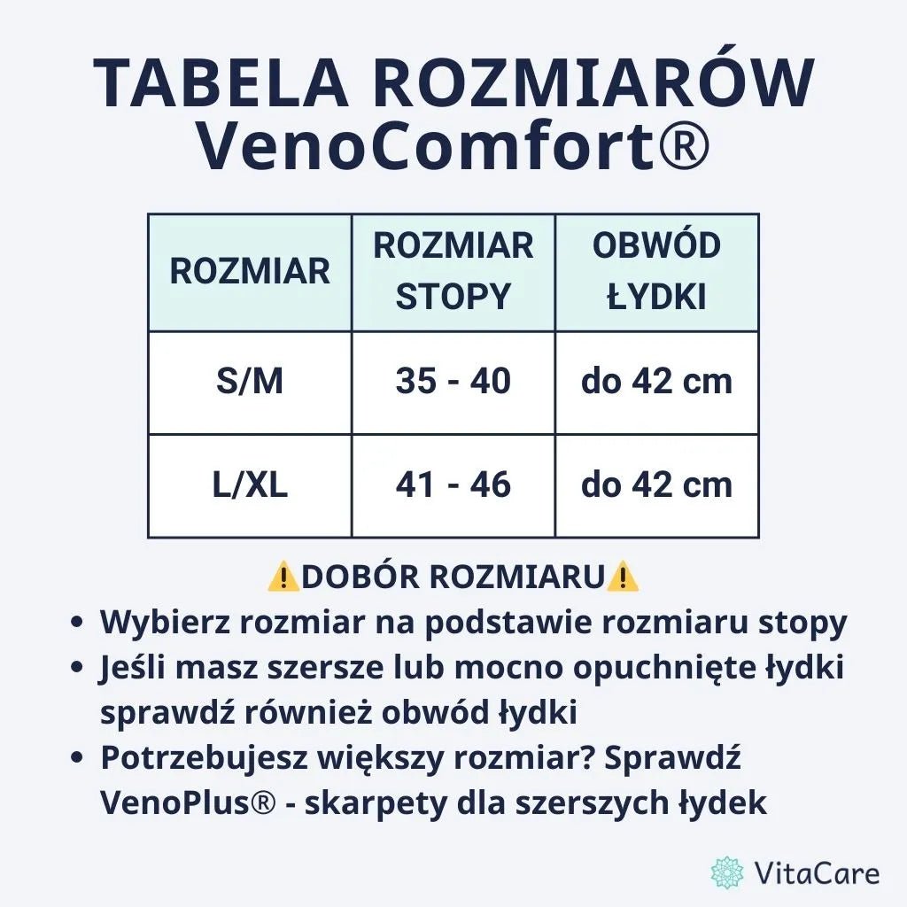 VenoComfort® – Skarpety Kompresyjne na Obrzęki, Żylaki i Ból (Wiosenna Biel) - VitaCare - 